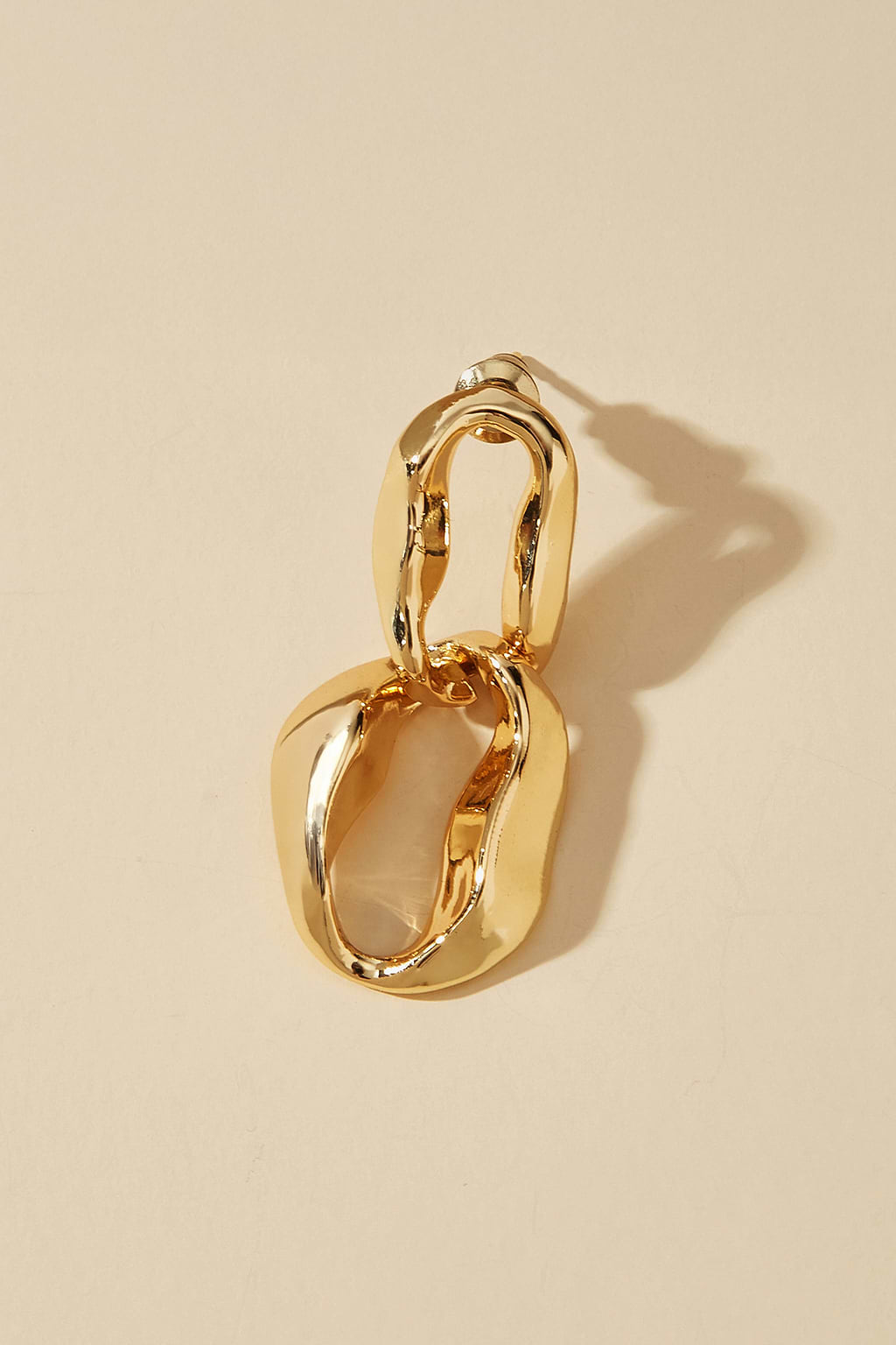 Aurora Loop Gold-Tone Earrings
