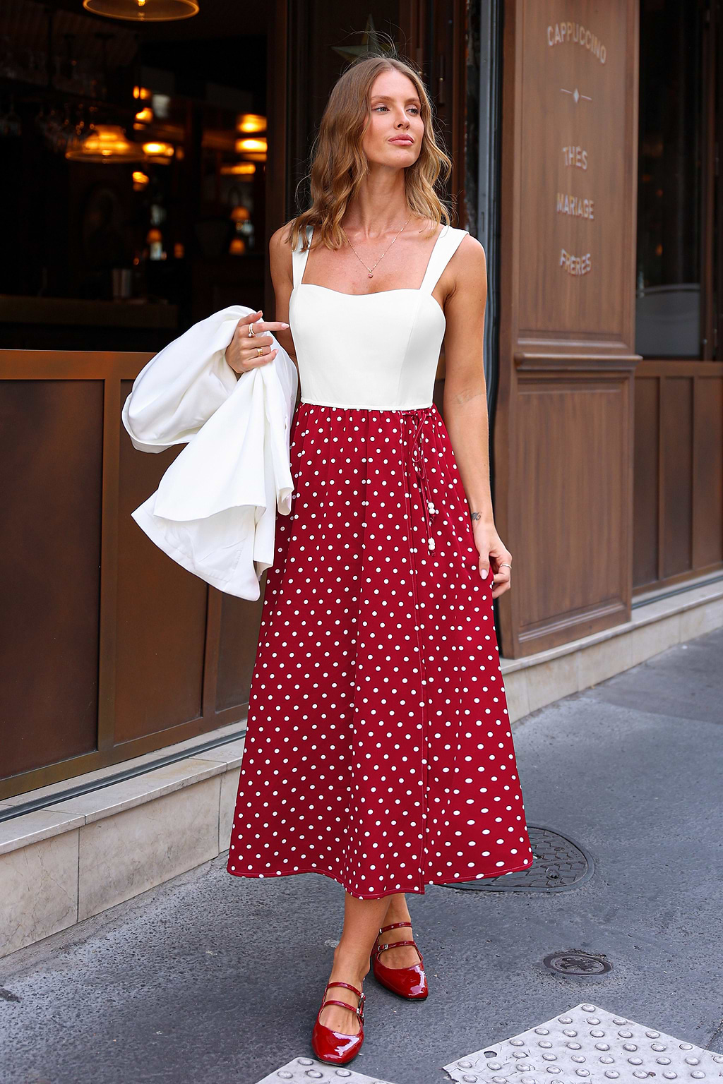 Simply Darling Polka Dot Maxi Dress
