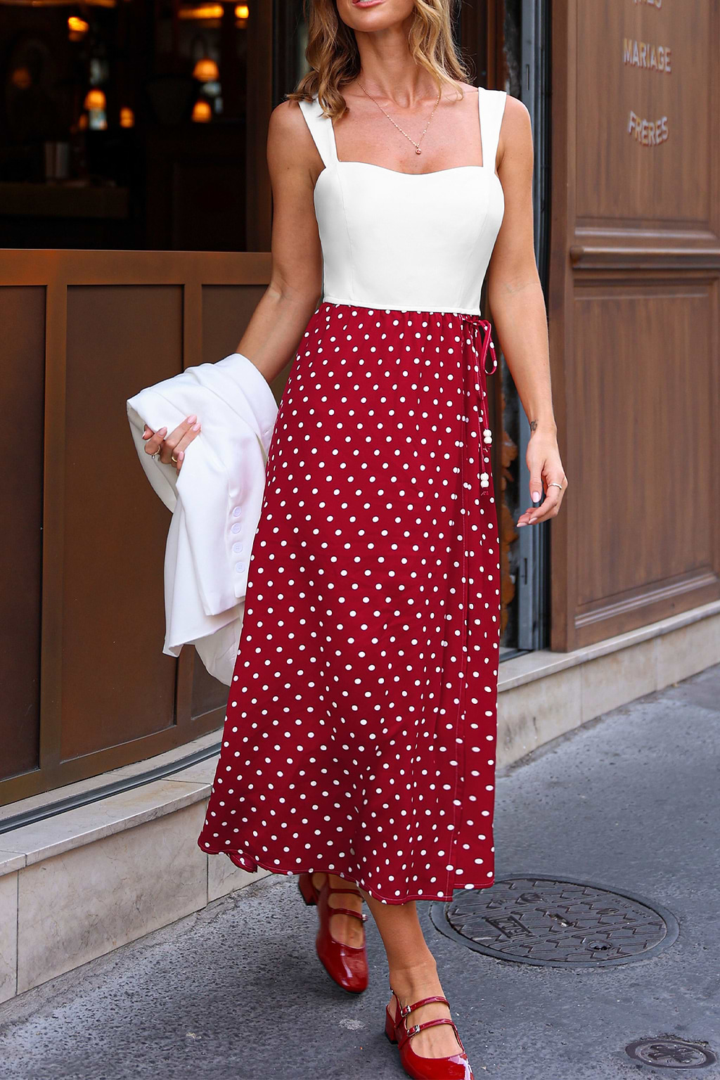 Simply Darling Polka Dot Maxi Dress