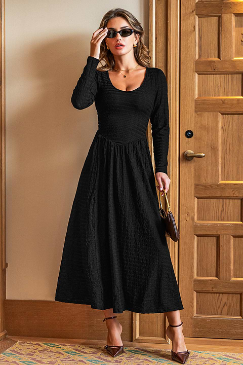 Fairytale Moment Black Maxi Dress