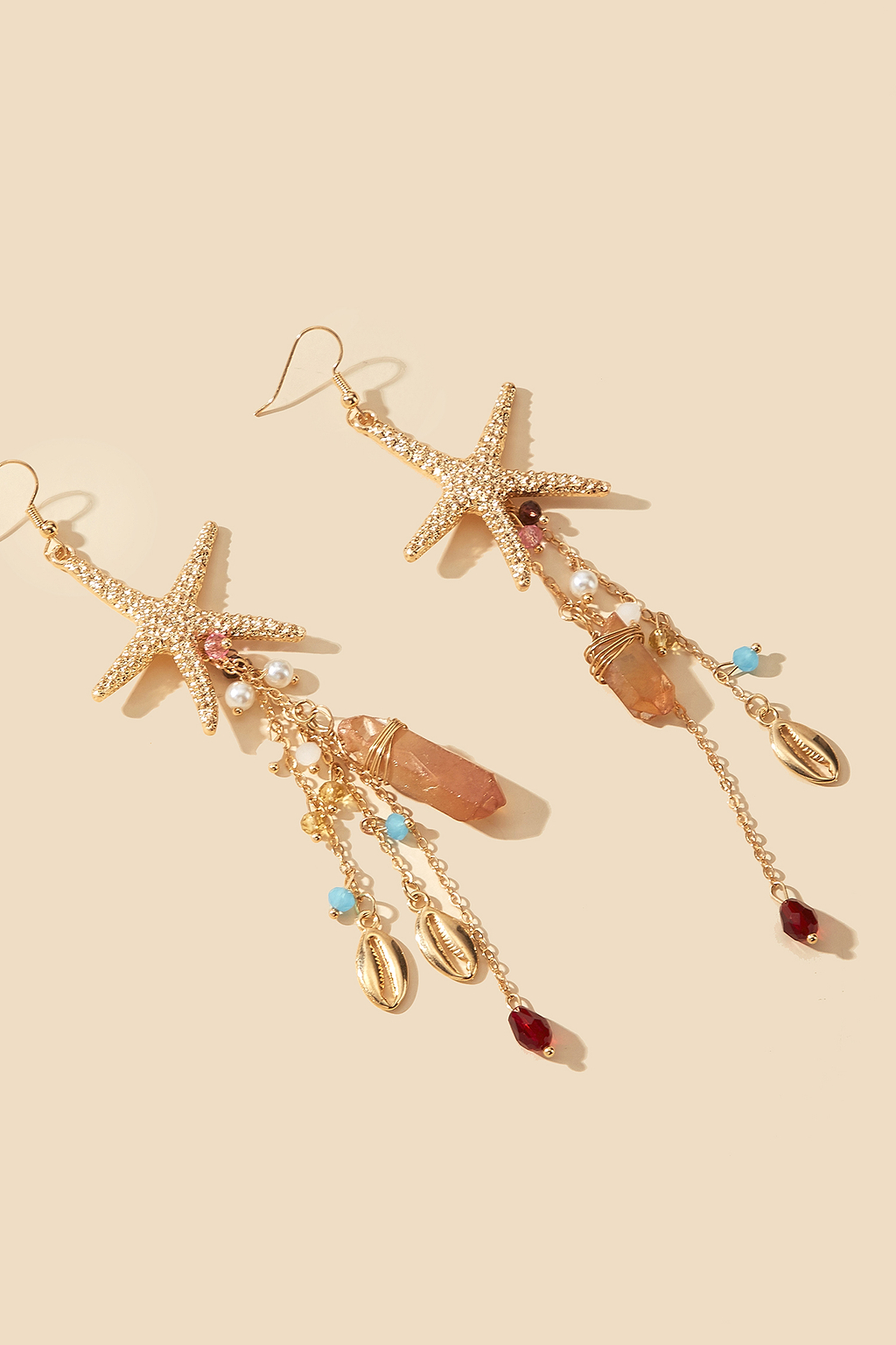 Pendientes dorados Starry Shores