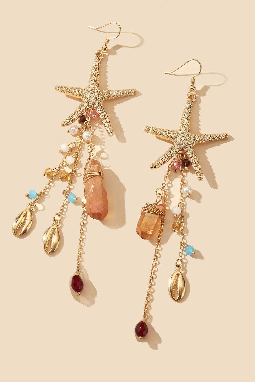Pendientes dorados Starry Shores
