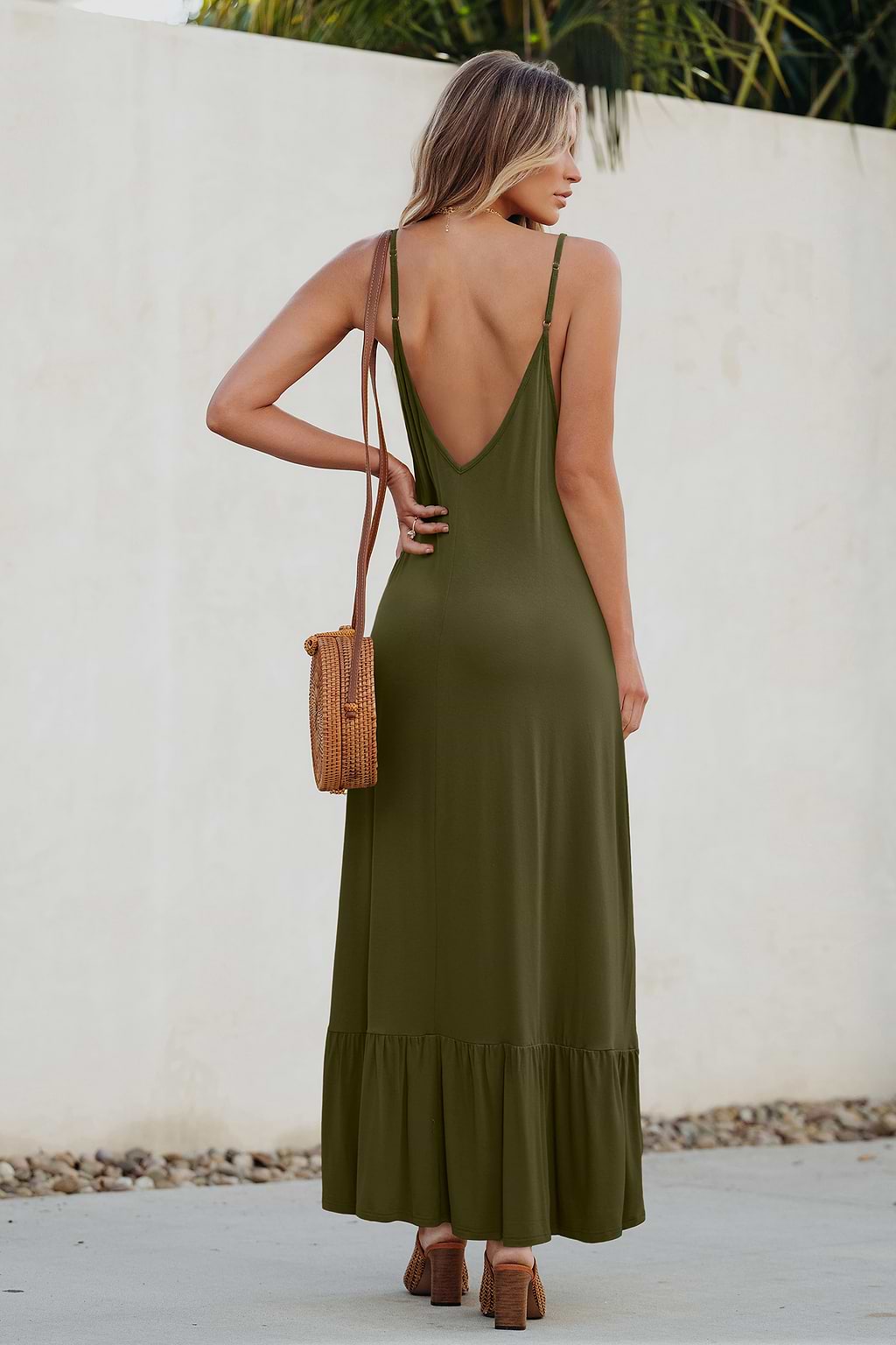 Always Dreamy Green Maxi Dress