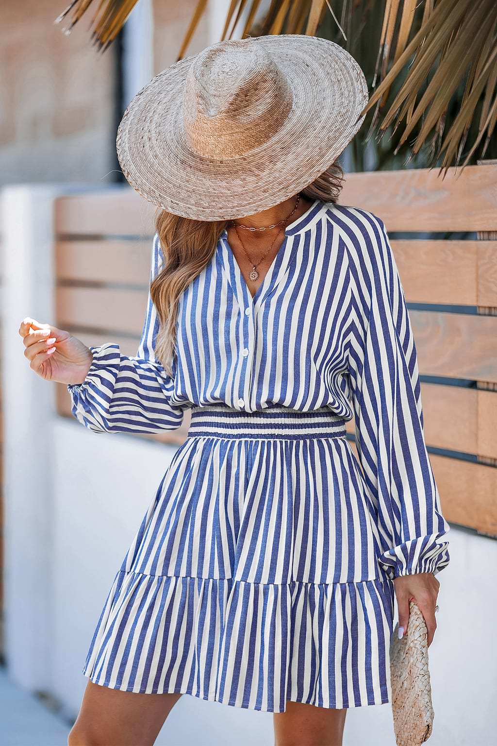 Nautical Escape Striped Mini Dress