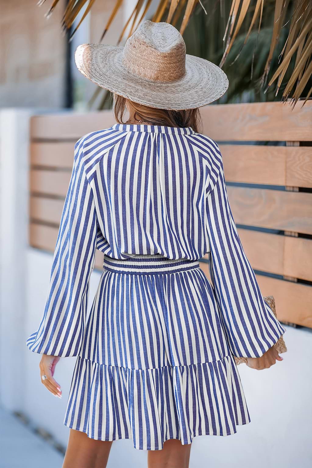 Nautical Escape Striped Mini Dress