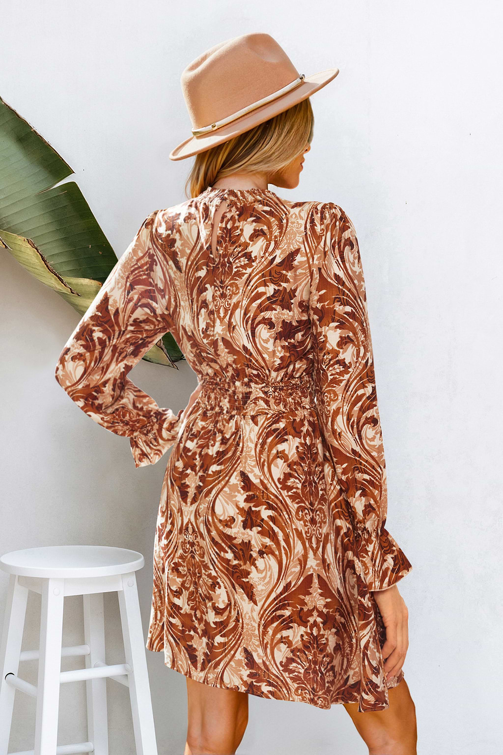 Show Stopper Ornate Mini Dress