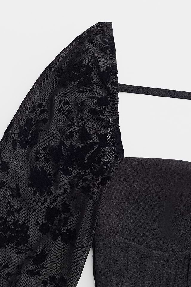 black backless long sleeve mini dress La Lune Long Sleeve Backless Mini Dress | Black | Dresses