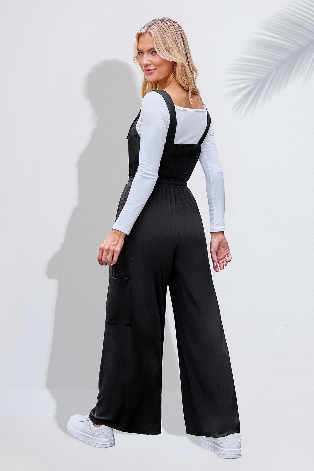 Move Along Black Jumpsuit