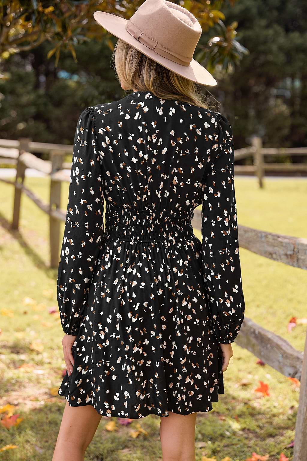 Wild Whim Abstract Mini Dress