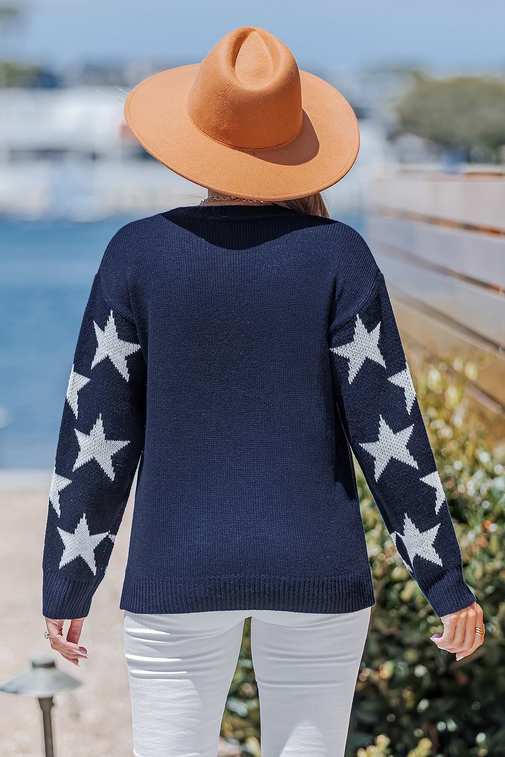 Wish Upon a Star Blue Sweater