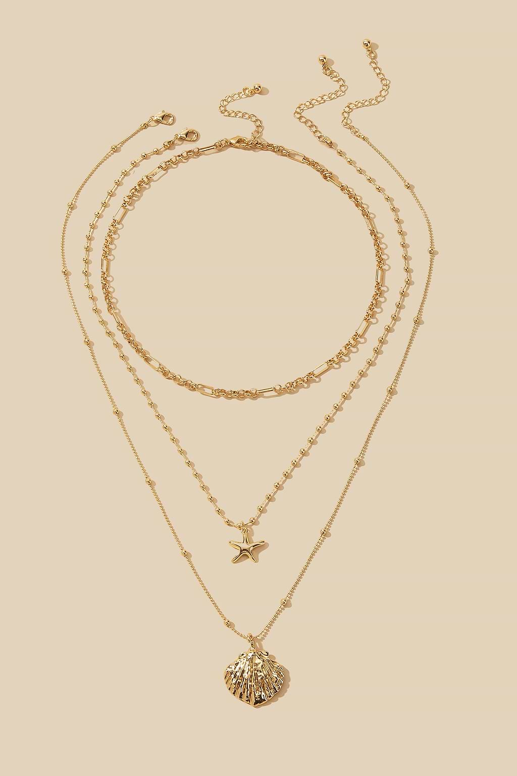 Sun & Fun Gold-Tone Necklace