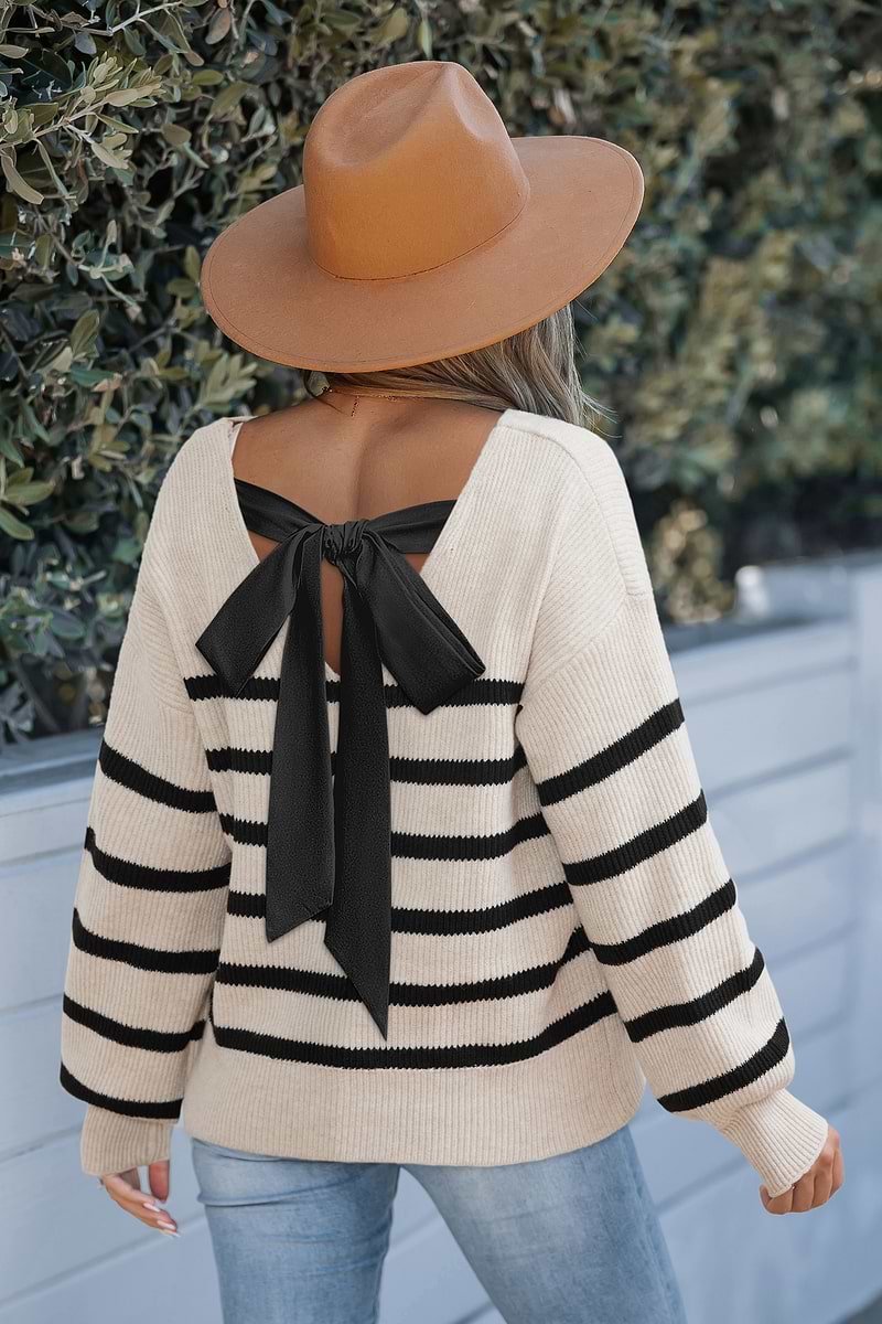 Little Comforts Striped Sweater