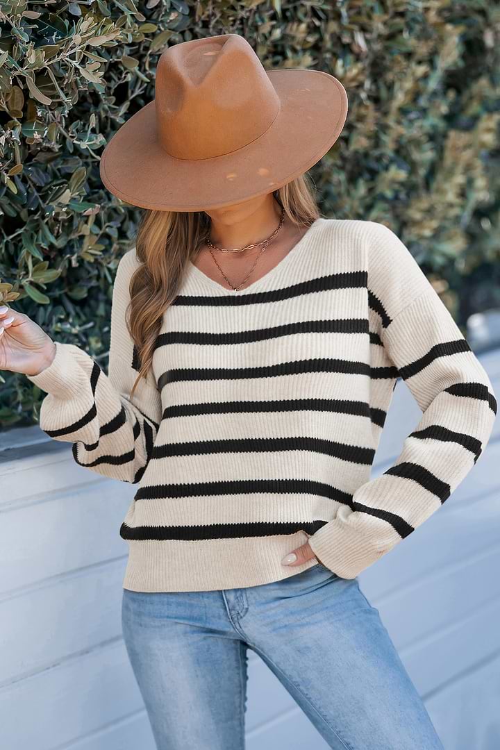 Little Comforts Striped Sweater