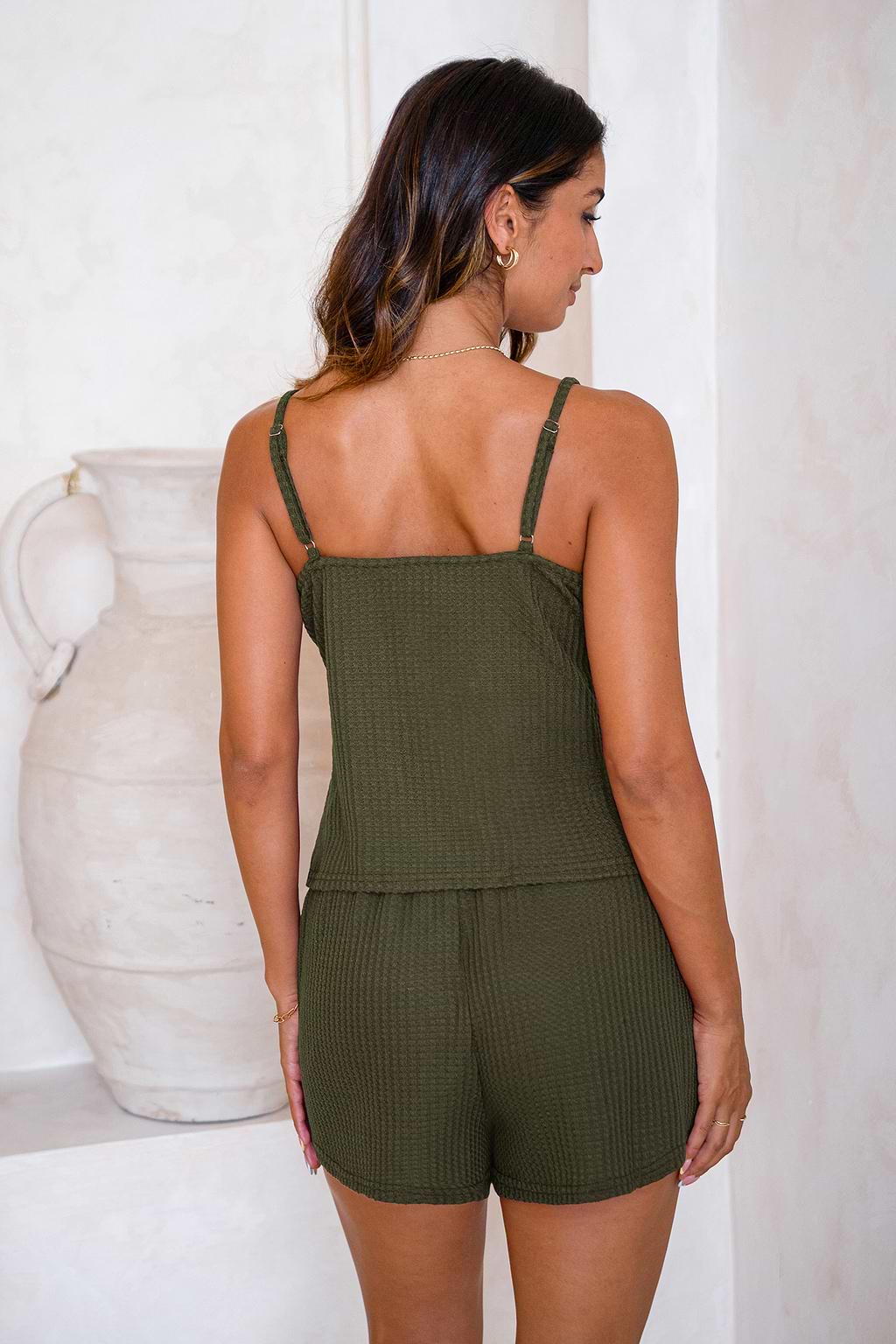 Lazy Days Green Pajama Set