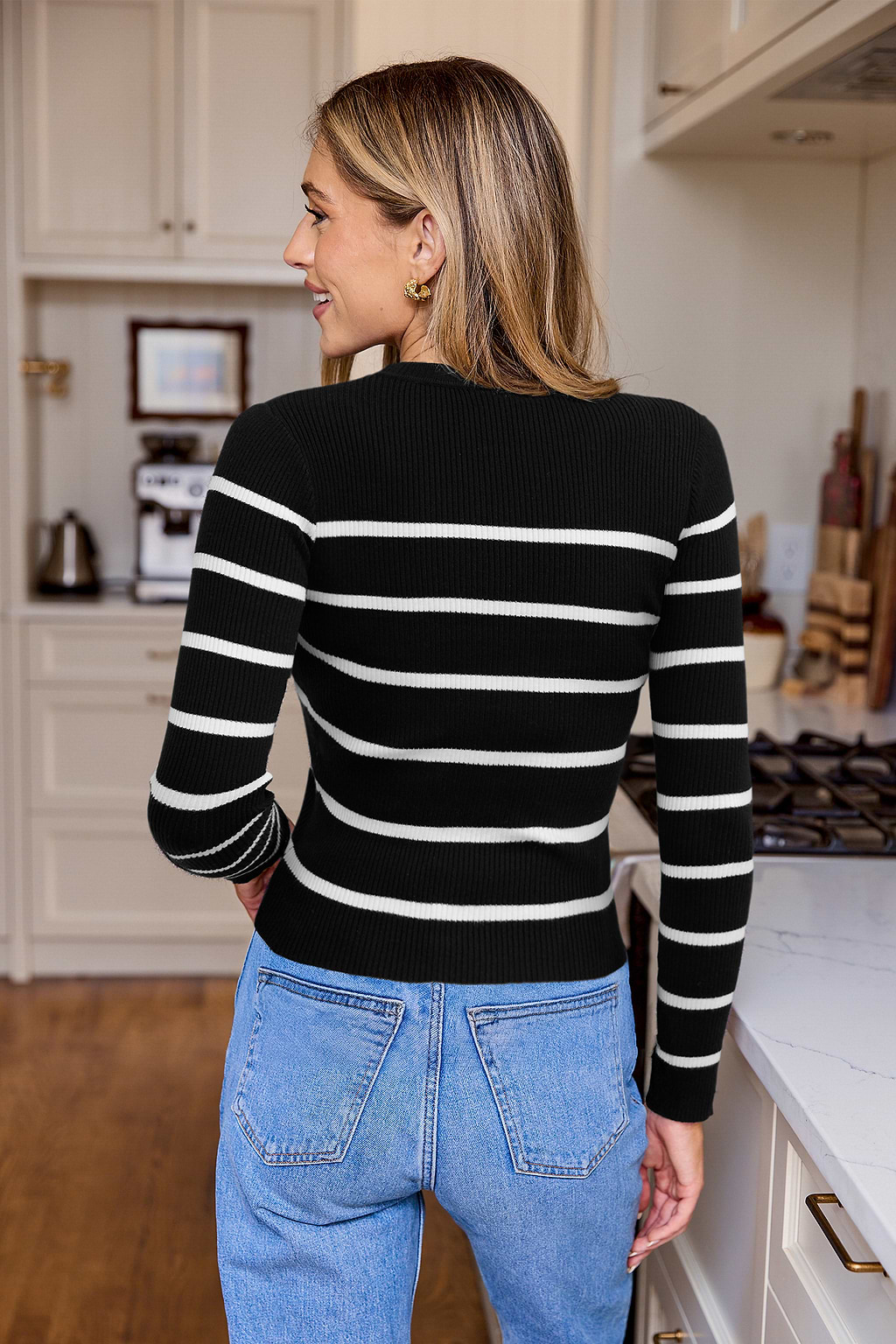 Keep It Light Striped Sweater