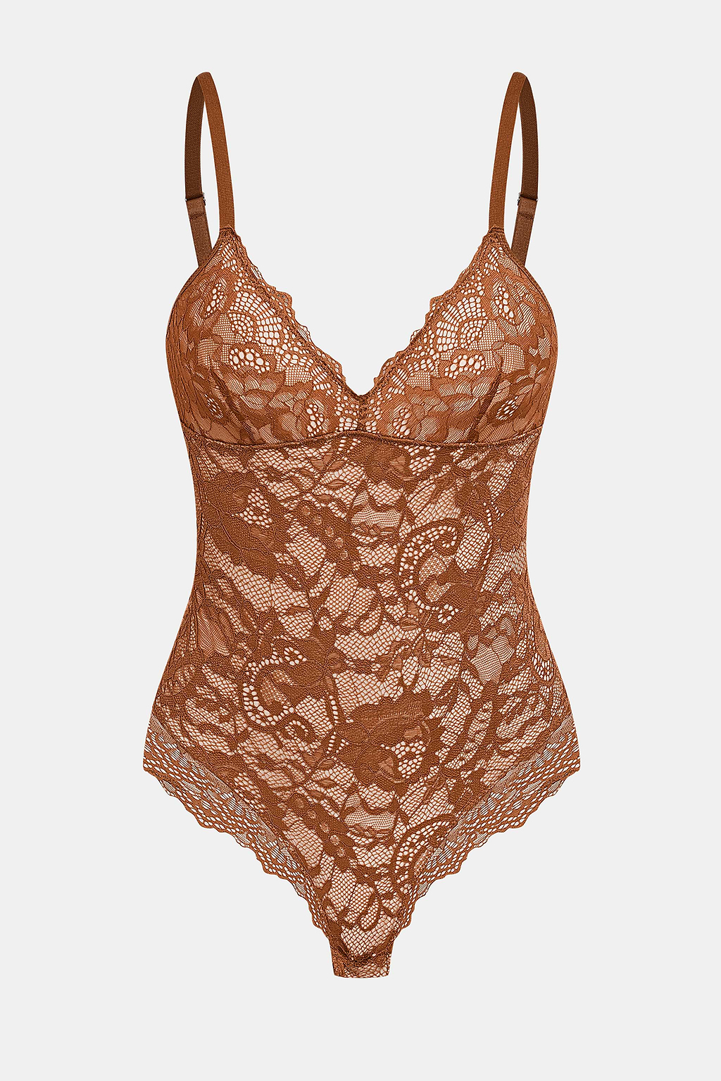 Tempted Brown Shapewear Bodysuit