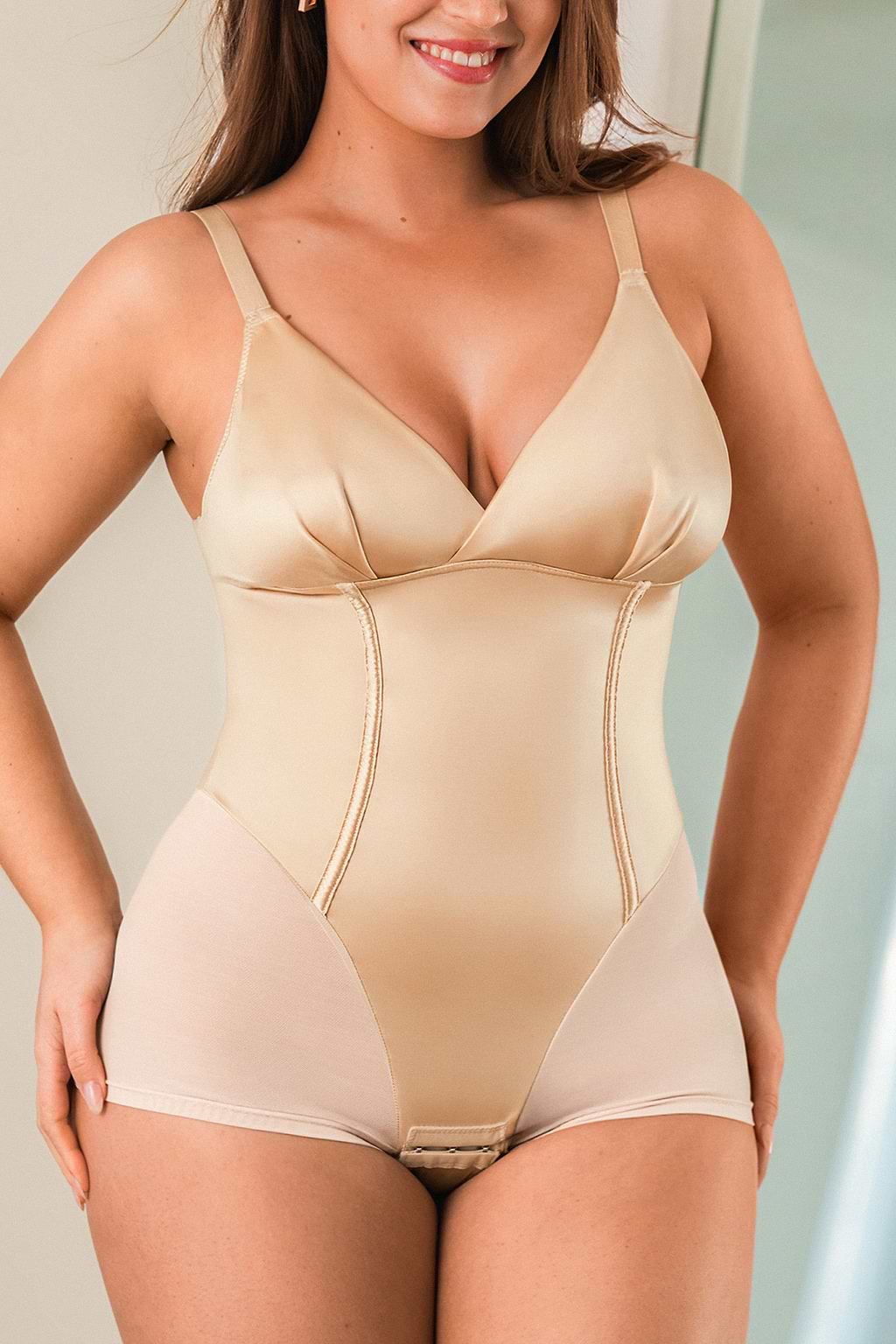 Silken Shape Nude Shapewear Bodysuit