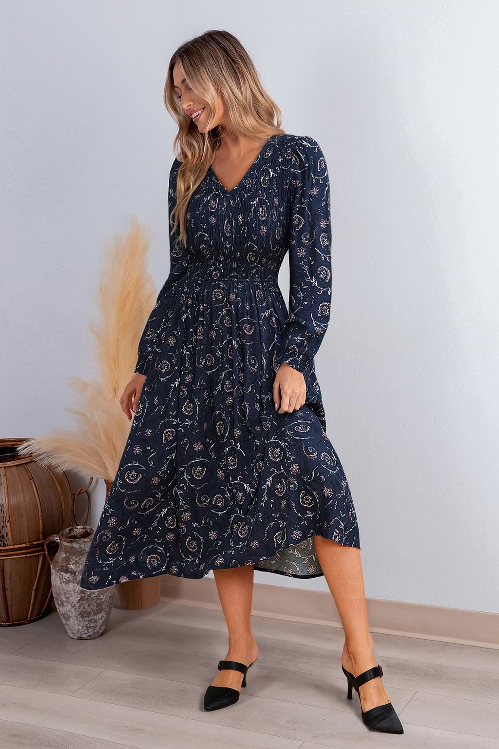 Flutter Bloom Floral Maxi Dress