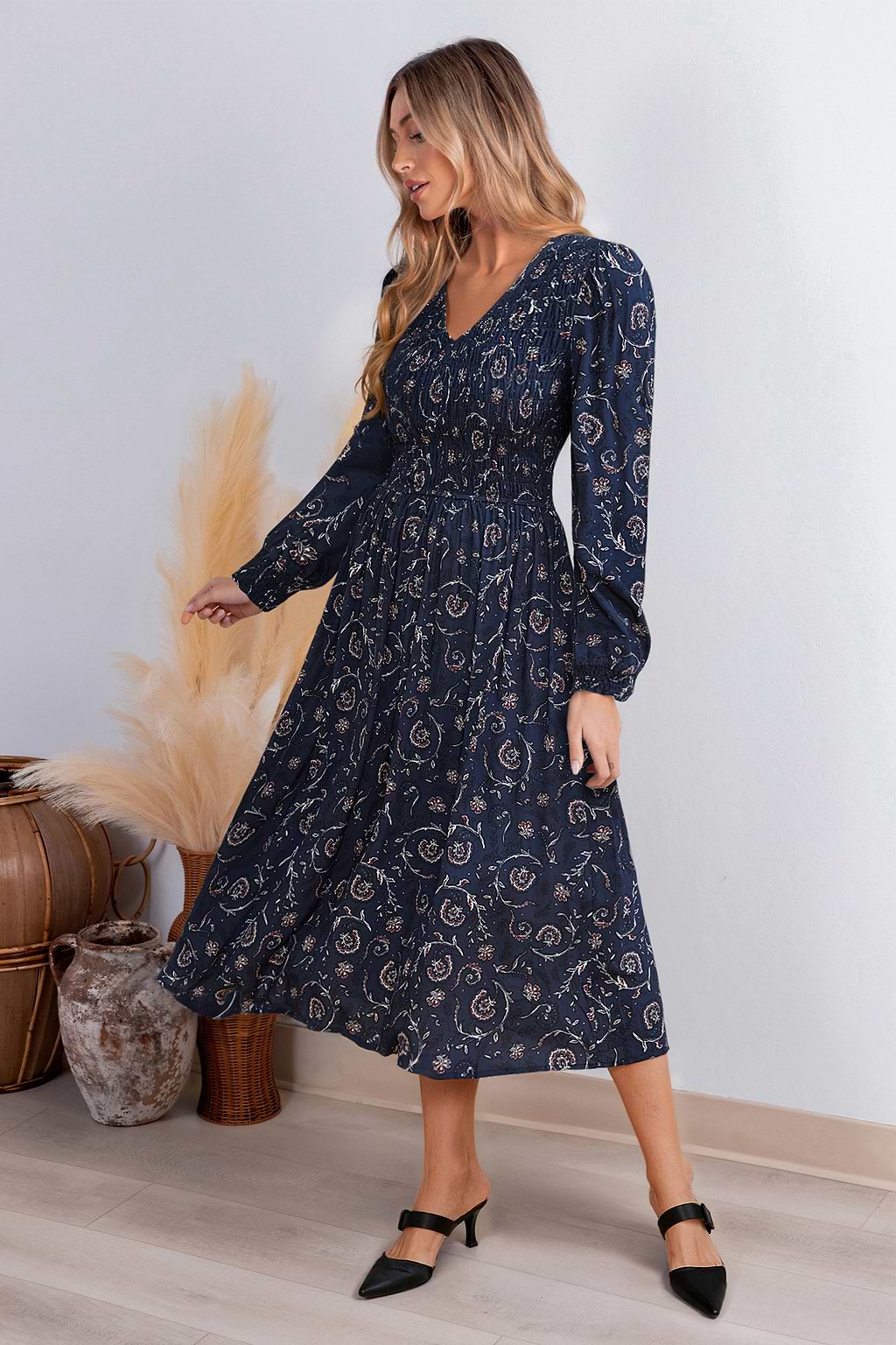 Flutter Bloom Floral Maxi Dress
