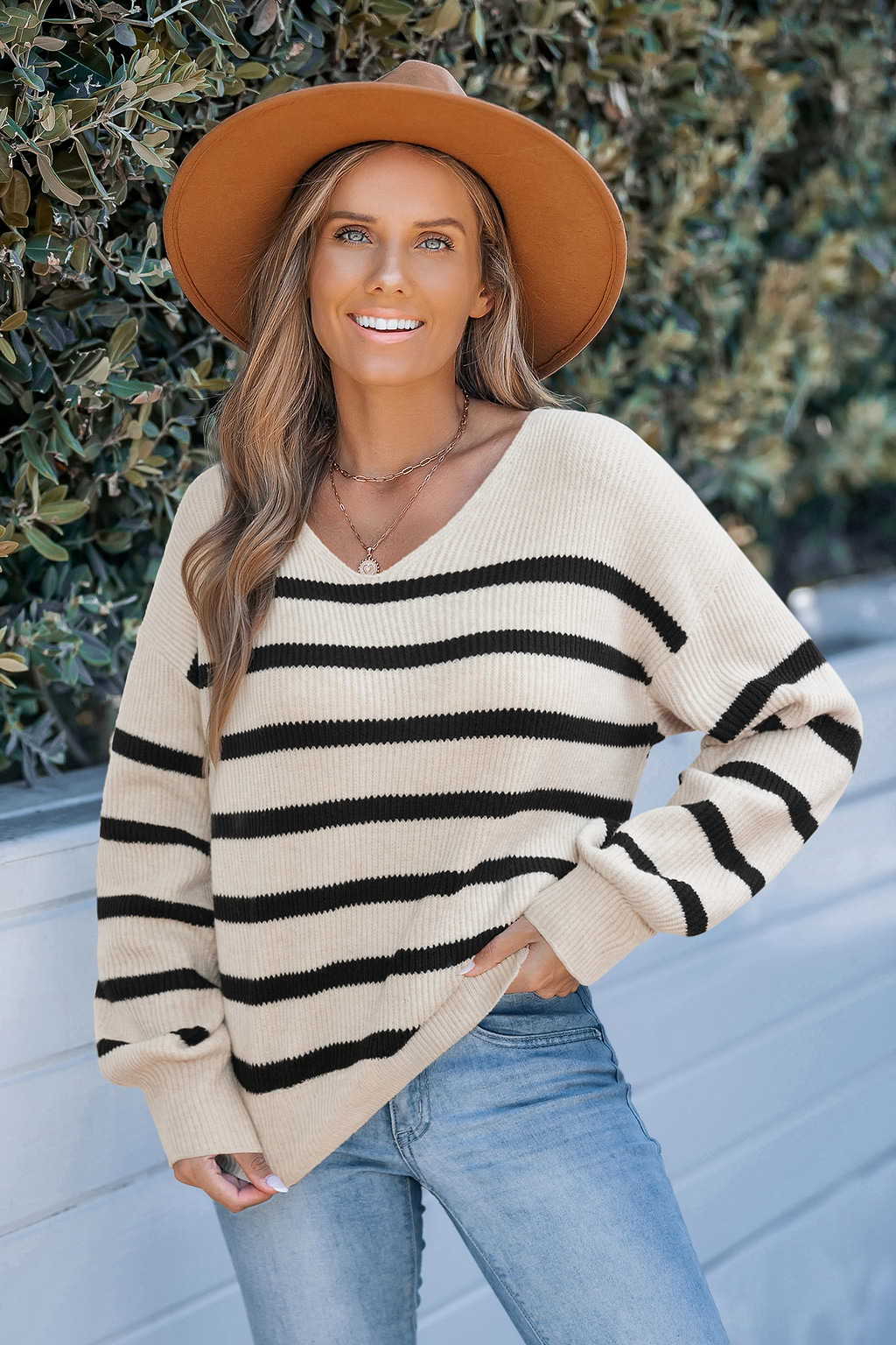 Little Comforts gestreepte trui