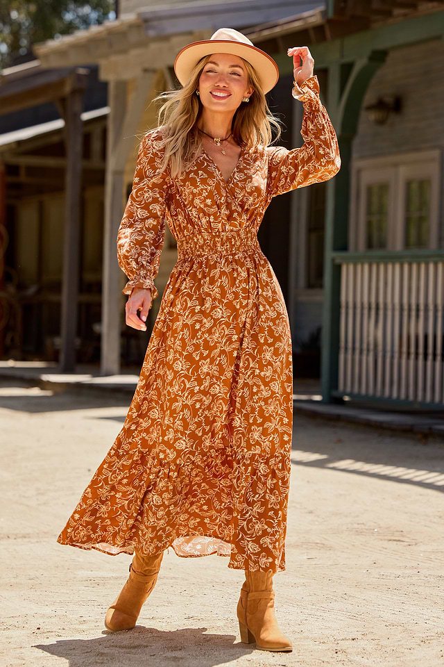 Boho Babe Floral Maxi Dress | Flowy & Feminine Style | Cupshe