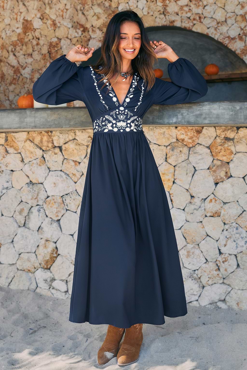 Meadow Dream Floral Maxi Dress