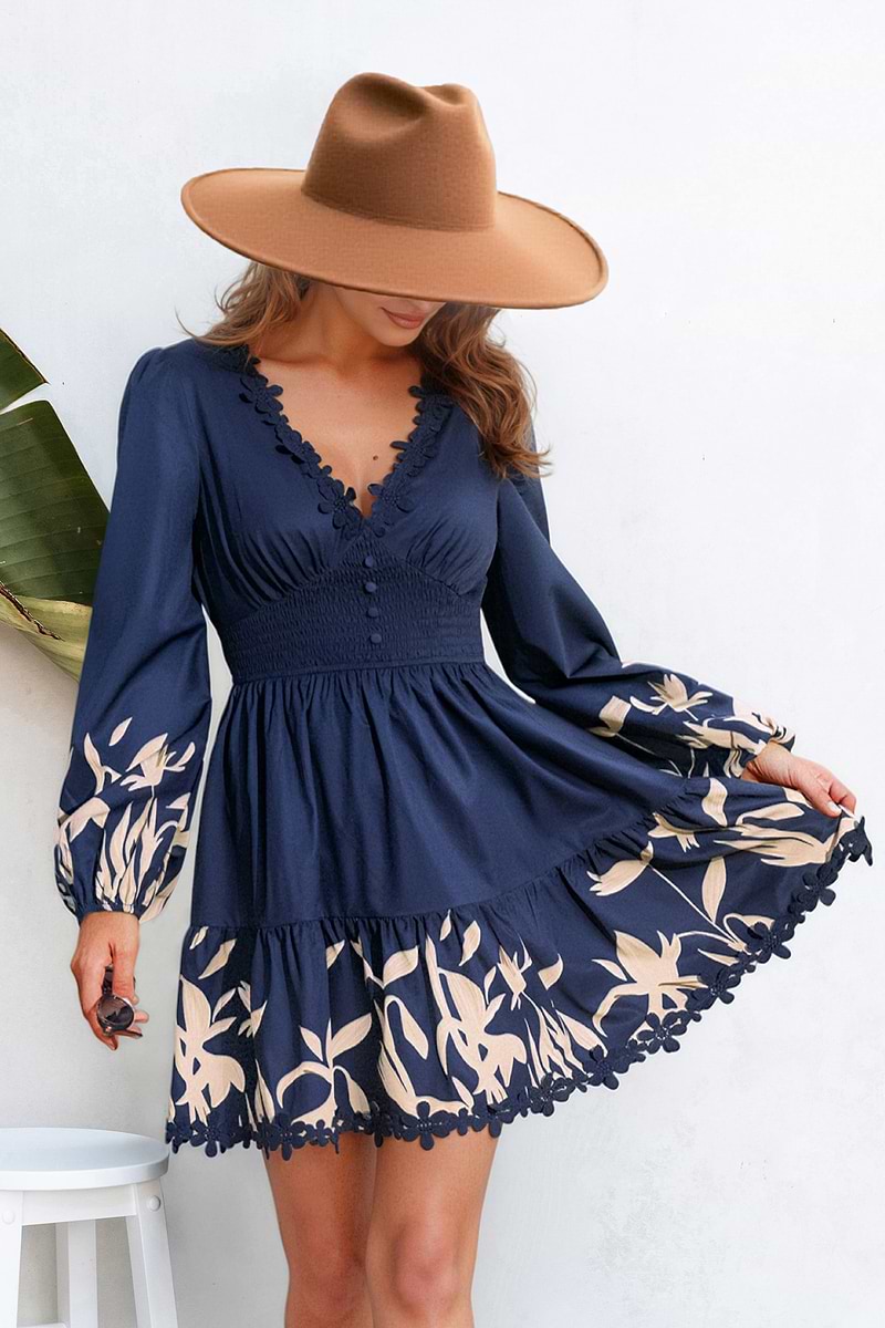 Just a Fling Floral Mini Dress