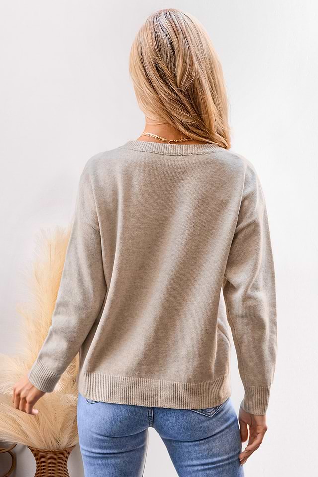 Cozy Era Beige Sweater