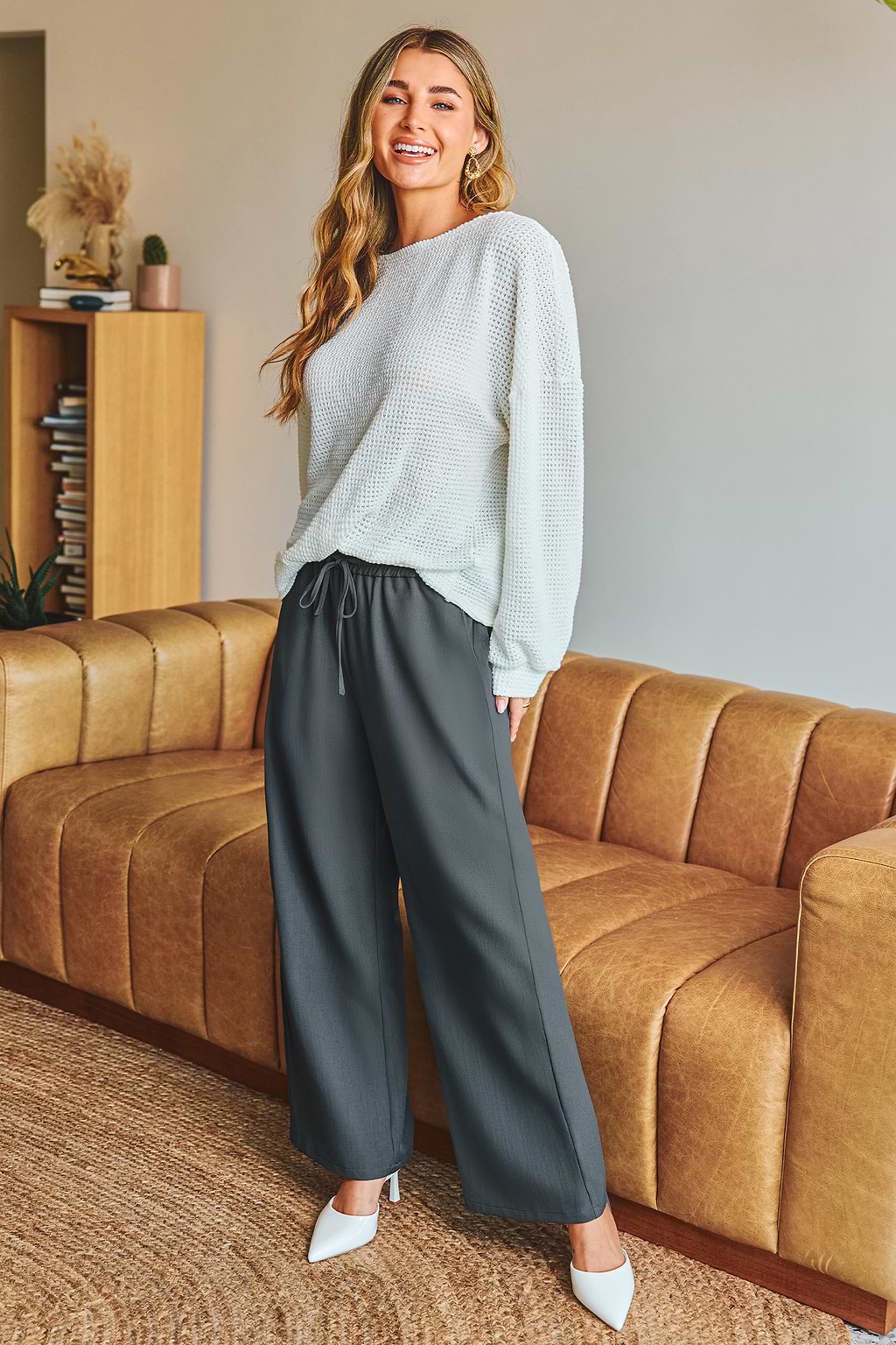 Me Time Grey Pants