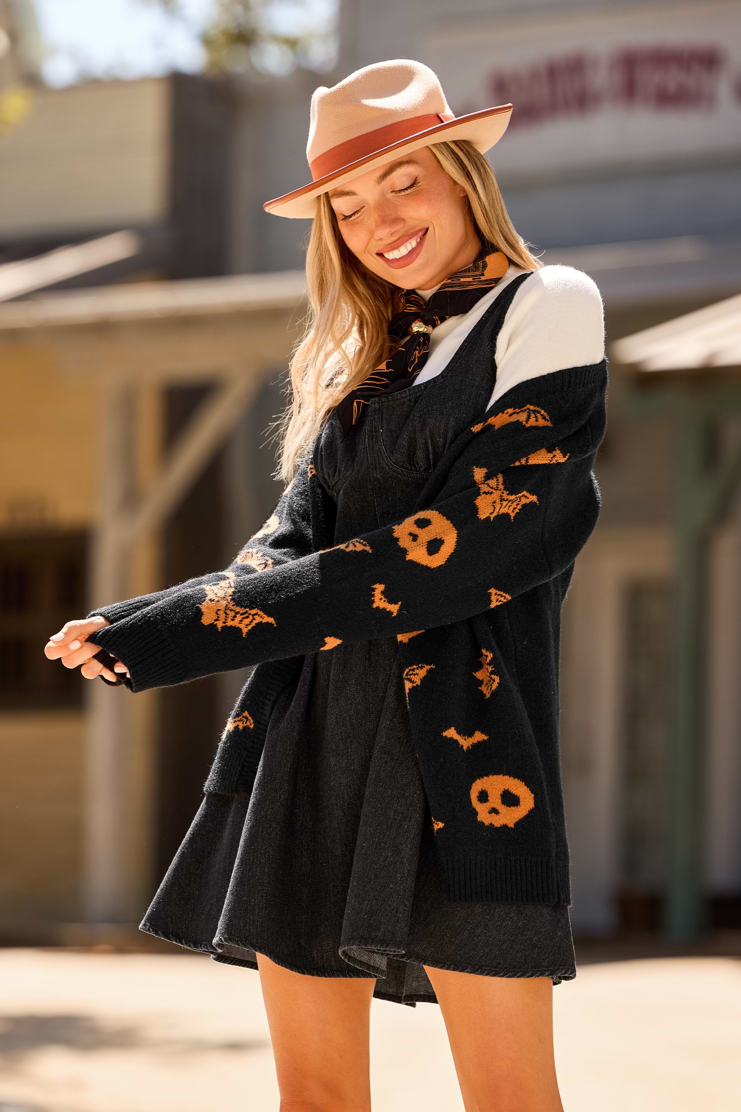 Haunted House Zwarte Cardigan
