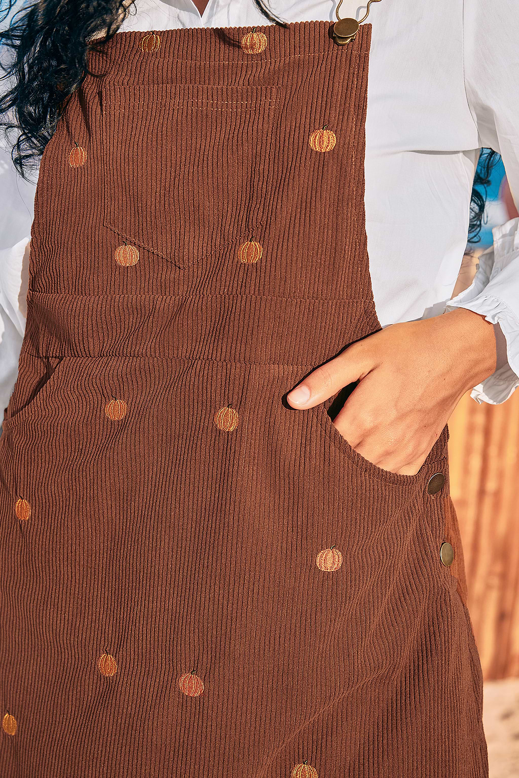 Pumpkin Patch Brown Mini Dress