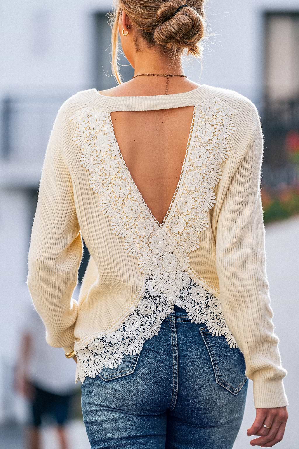Maglione Crisp Air Cream