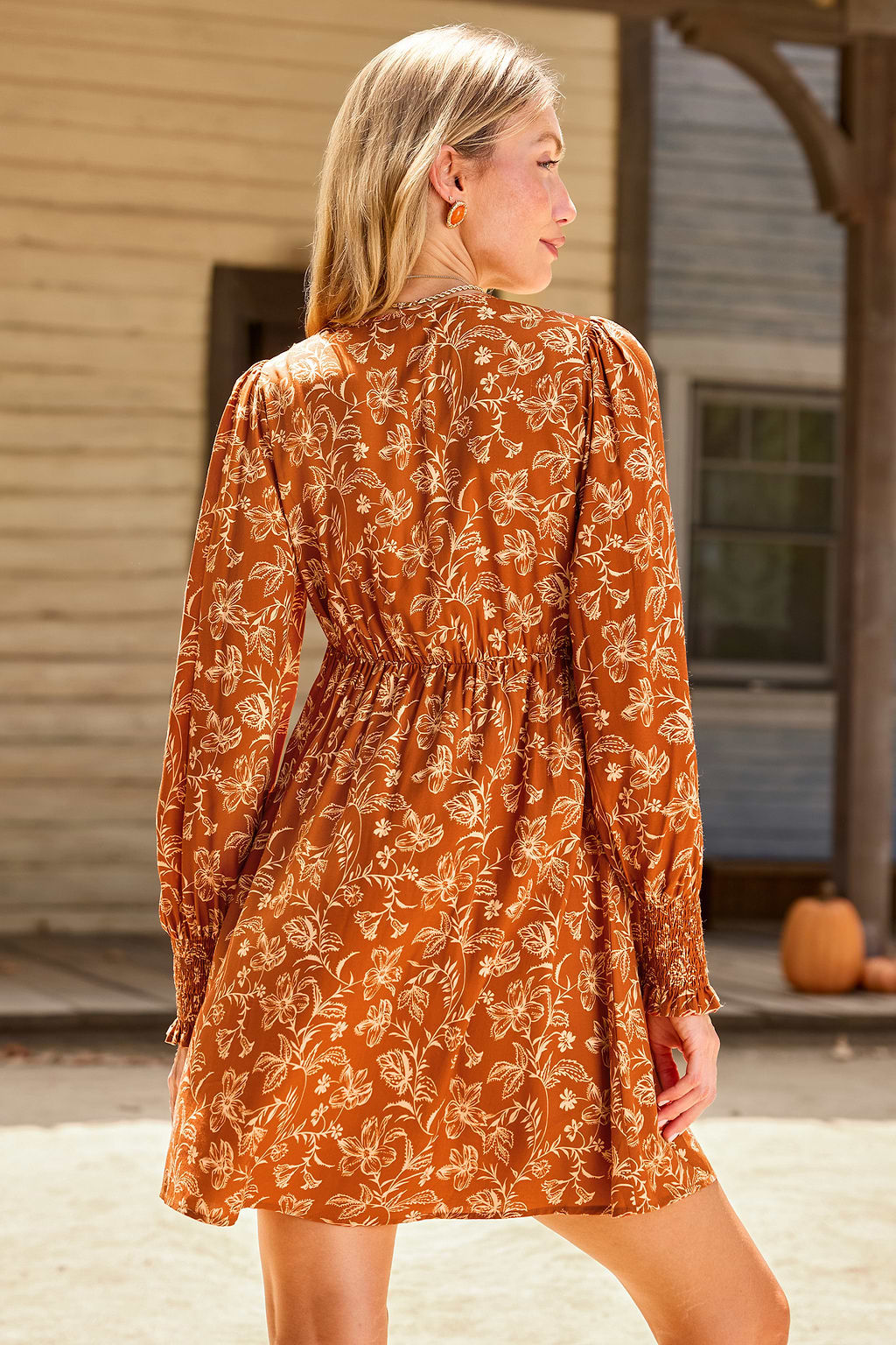 Boho Mood Floral Mini Dress