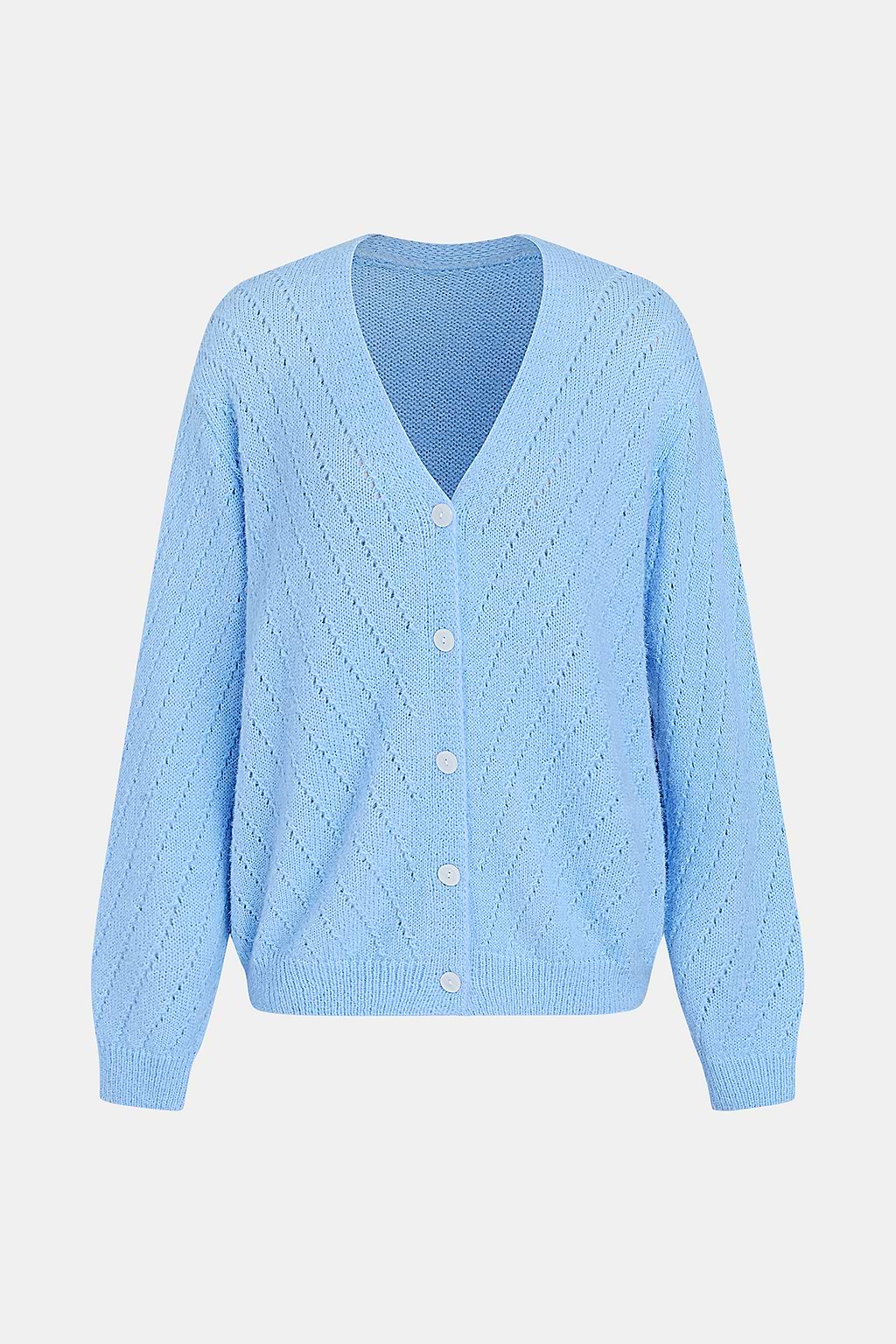 Cozy Vibes Blue Cardigan