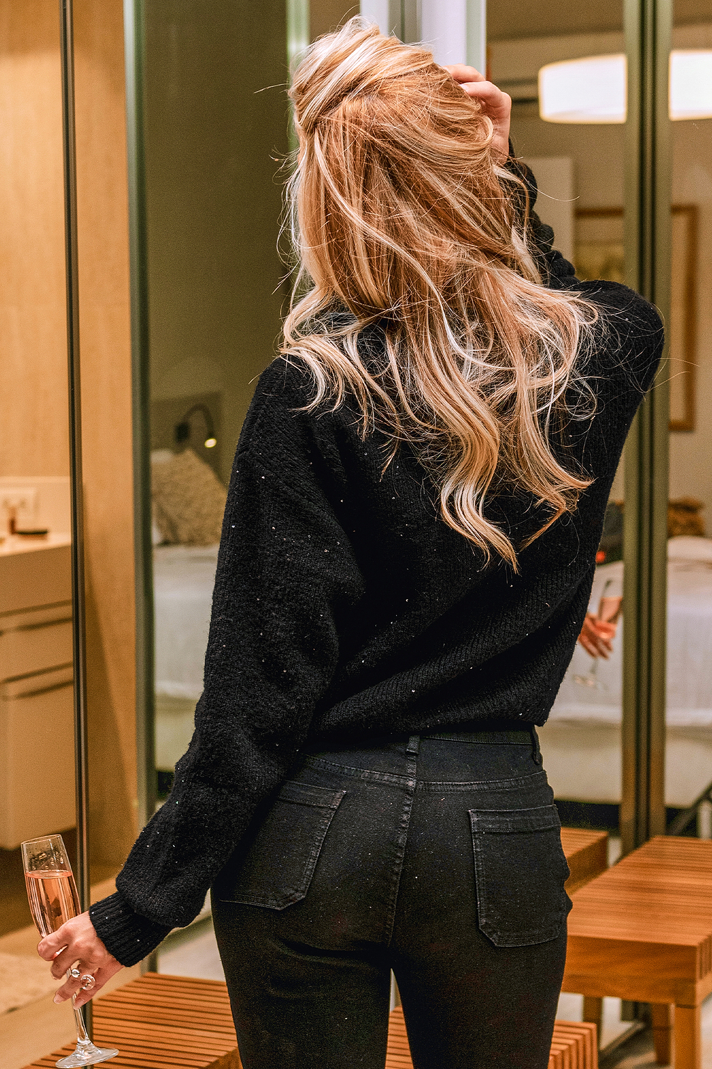 Little Bows Black Cardigan