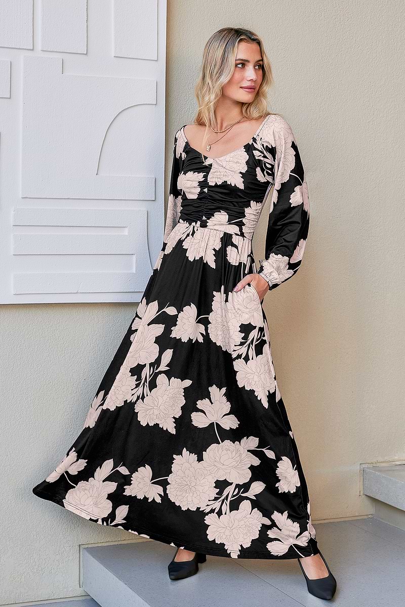 Still Blooming Floral Maxi Dress