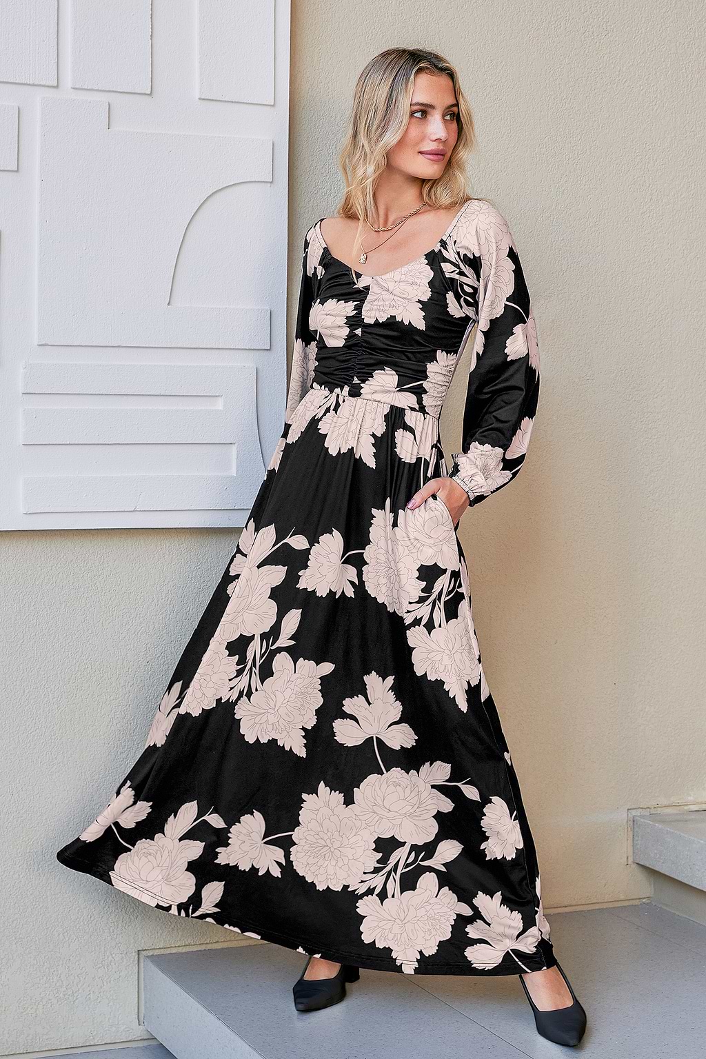 Still Blooming Floral Maxi Dress