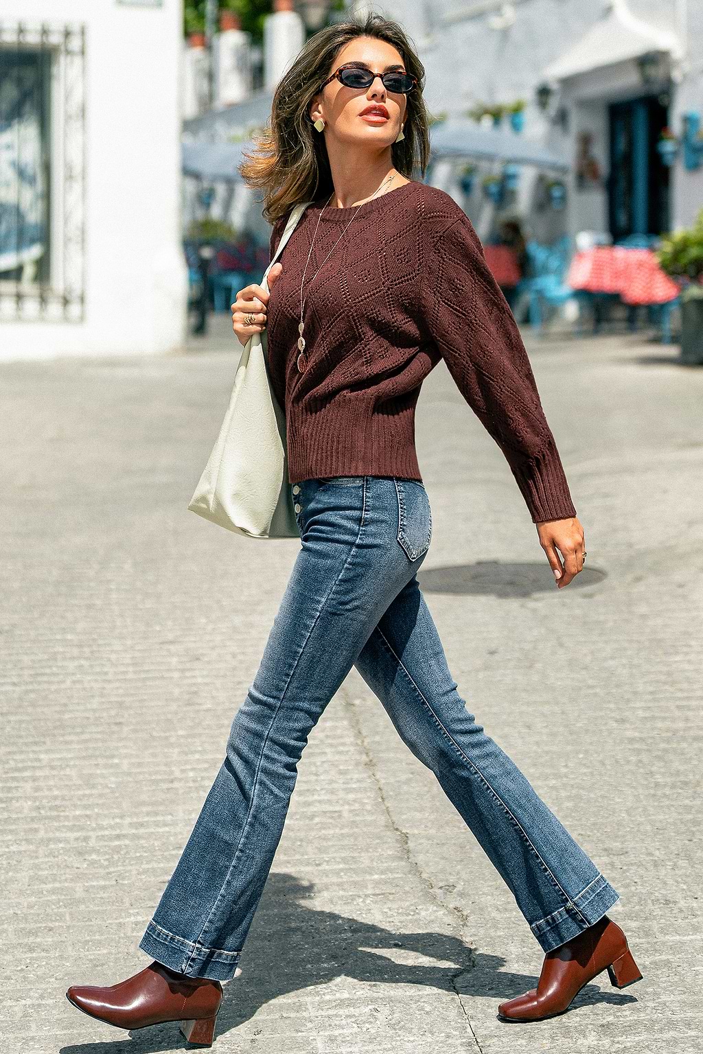 Warm Cocoa Brown Sweater