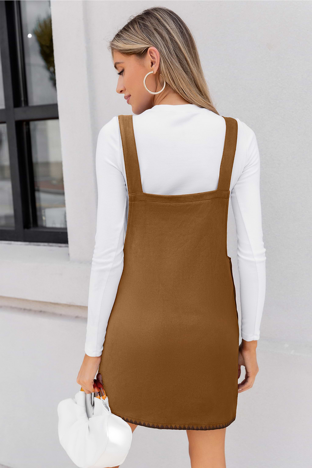 Cinnamon Spice Brown Mini Dress