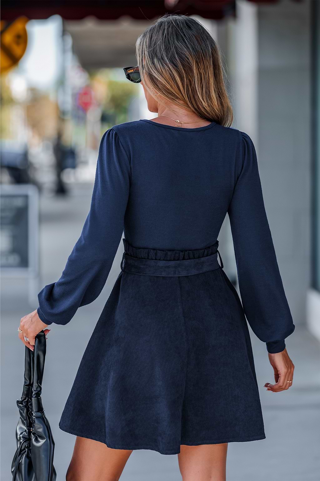 Too Cute To Care Blue Mini Dress