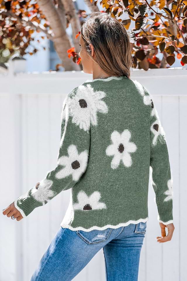 Sweet Spot Floral Sweater