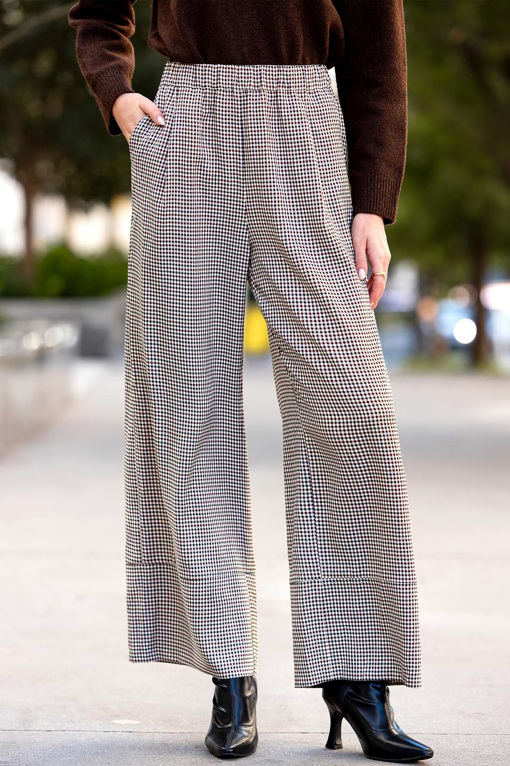 Stop & Stare Gingham Pants