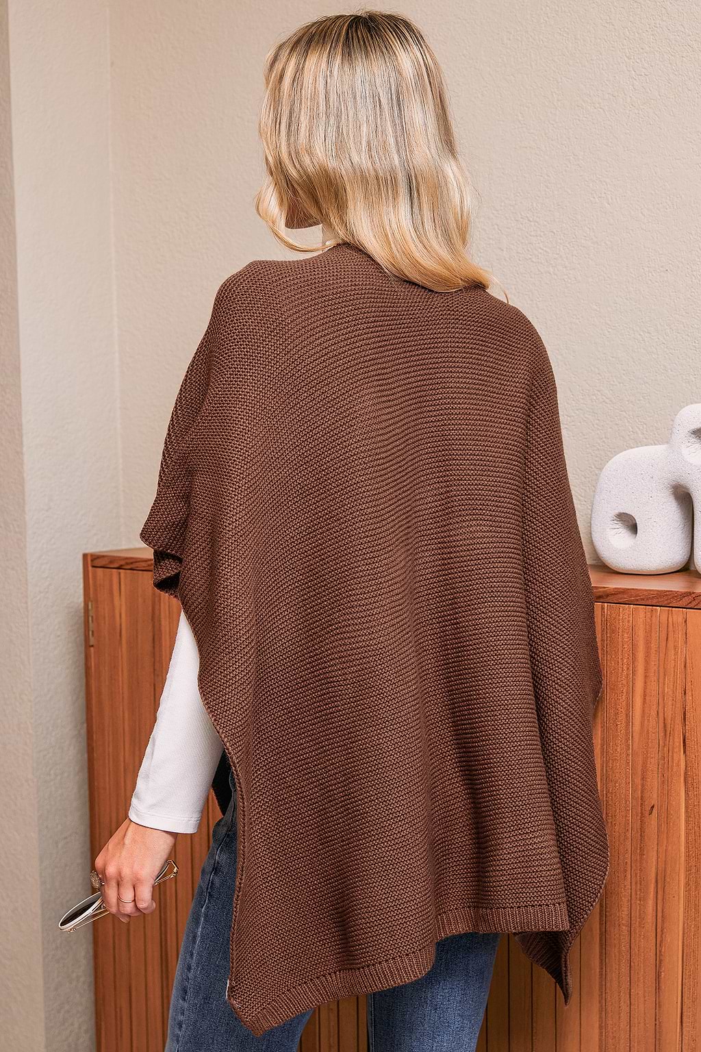 Cardamom Latte Brown Cardigan