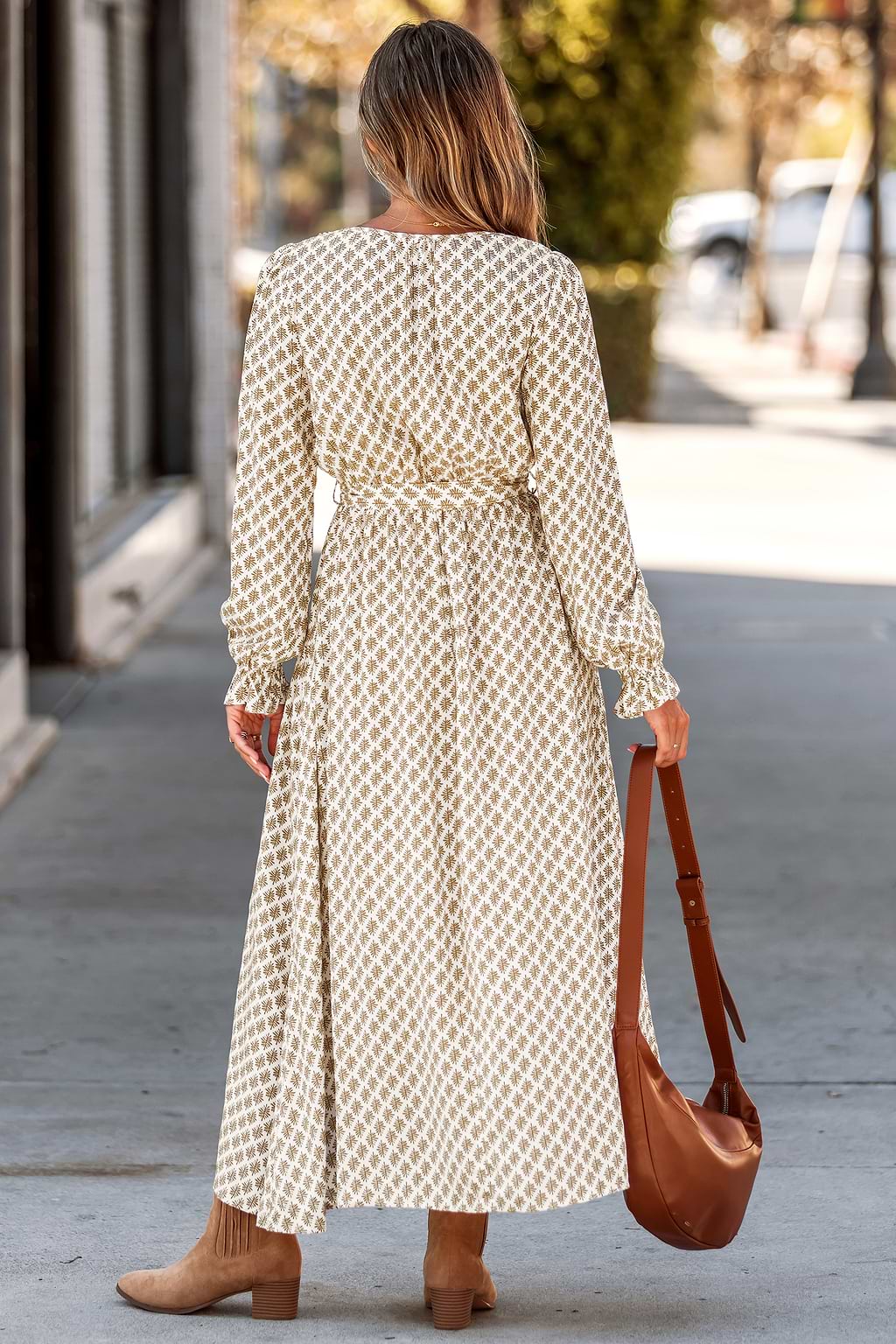 Among the Flowers Ornate Maxi Dress