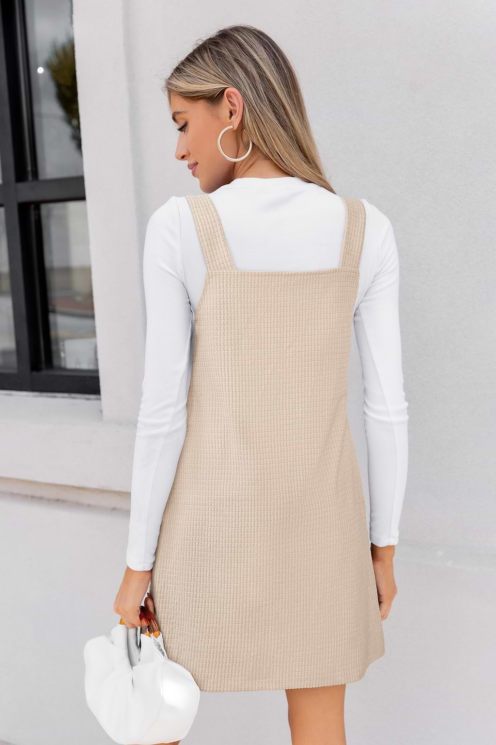 Apple Cider Beige Mini Dress