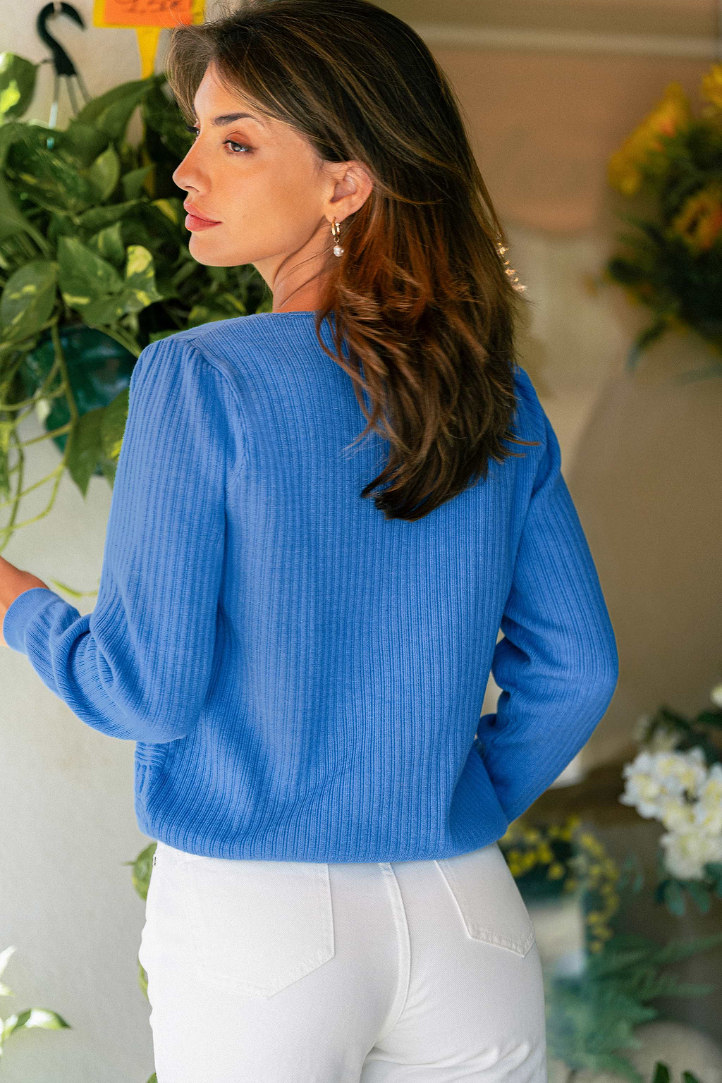 Maglione blu Sunny Mood