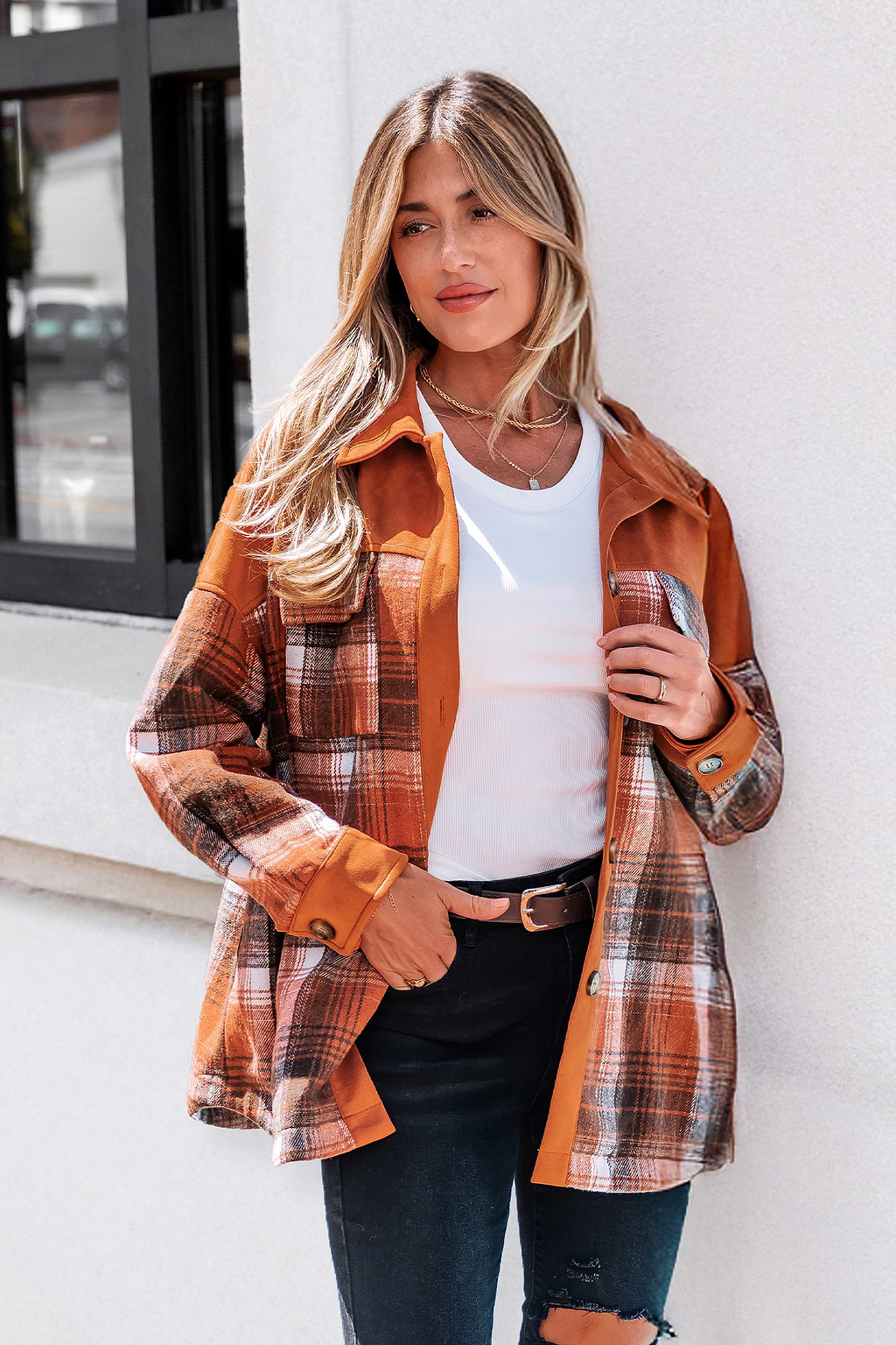 Toasty Vibes Plaid Jacket