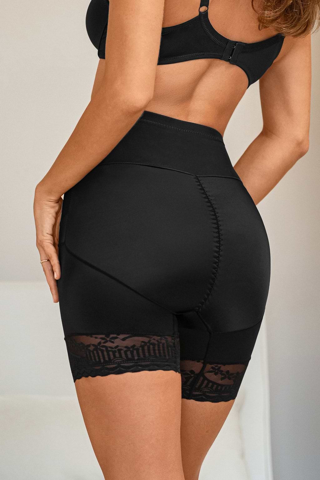 Curve Control Black Shapewear Bottoms