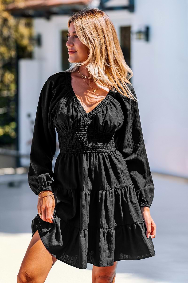 Dance the Night Away Black Mini Dress