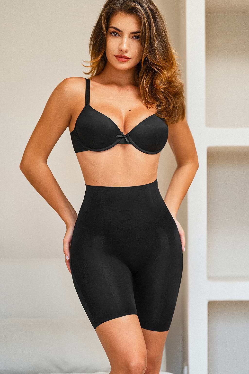 No Peeking Black Shapewear Bottoms
